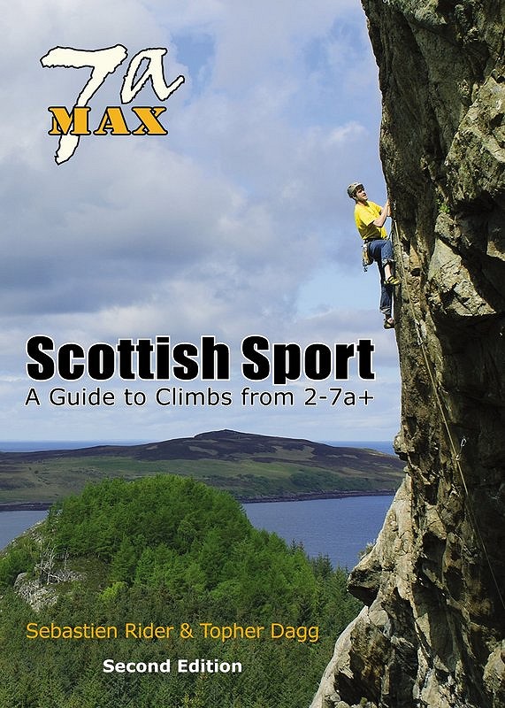 Cover: 7aMax Scottish Sport - A Guide to Climbs from 2-7a+