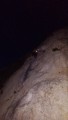 Spot of night climbing in Wied Babu