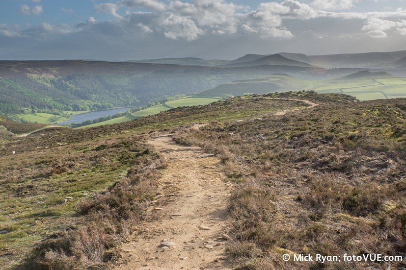 The newly surfaced path on Whinstone Lee Tor  © Mick Ryan fotoVUE