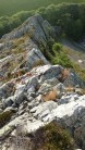 Looking down Penmaen Ridge
