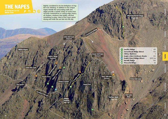 Sample Page of Lake District Rock   © FRCC / Wired Guides