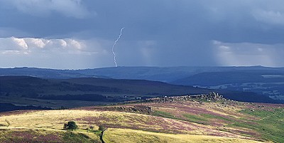 Lucky Strike,  Lightning over the Peak  © Dan Arkle