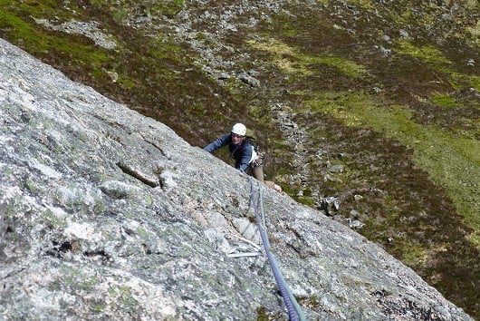 "That was a bit run-out wasn't it!?" Ardverikie Wall, pitch 2  © Ratfeeder