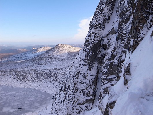 Climbers dwarfed by Lochnagar.  © CacCarnBeag