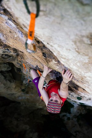 Sport climbing can help you progress in trad! Natalie Berry in Finale Ligure  © Chris Prescott Adventure Photography