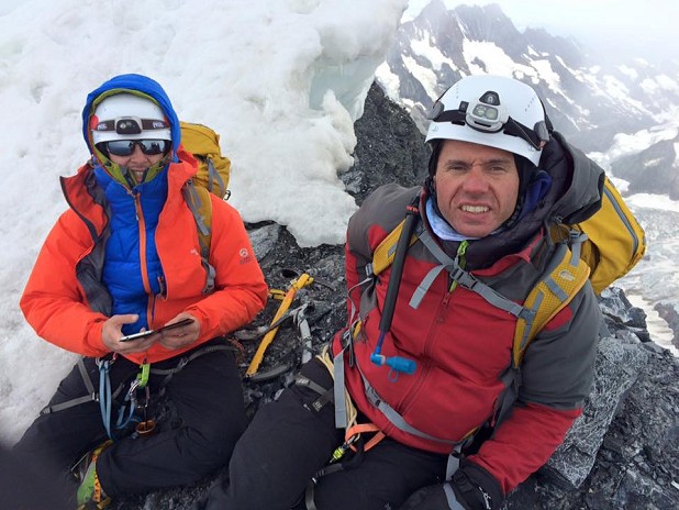 Jay Owen and John Churcher on the Eiger  © Finalcrux Films