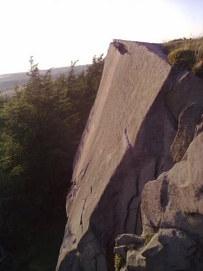 Saves the best till last, or the connoisseur's starting point? Hard Very Far Skyline Buttress, Roaches  © dynamics_Steve
