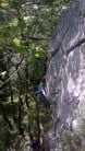 Me on the first ascent of Slap Happy