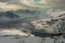 Tryfan, the Glyders and Ogwen Valley