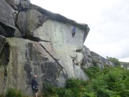 An inspiring effort on The Tube (E4 5c) from an Edinburgh based climber.