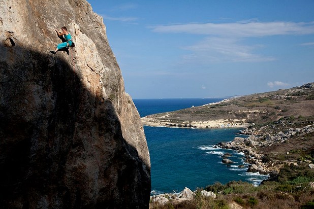 Chasing the late afternoon sun on Sopu Tower, Gozo  © Inigo Taylor