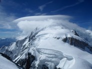 Lenticular cloud on the summit