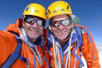 Paul Ramsden and Mick Fowler on Shiva in 2012  © Berghaus