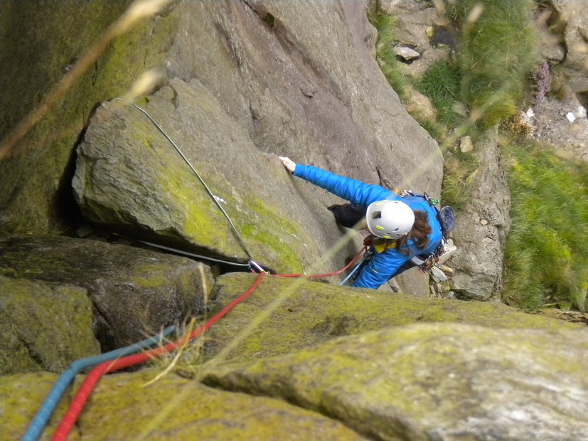 Amy on final pitch of Direct Route, Dinas Mot.  © griffithpatrick