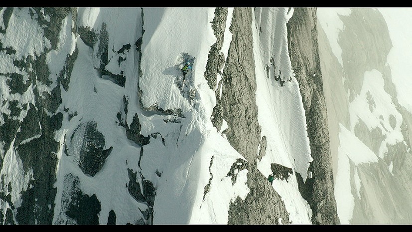Some climbing action filmed from the air  © Alastair Lee