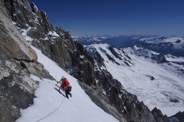 Returning to alpinism: High on Mt Waddington  © Paul McSorley