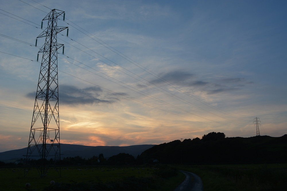 Pylons south of Foxfield  © Friends of the Lake District