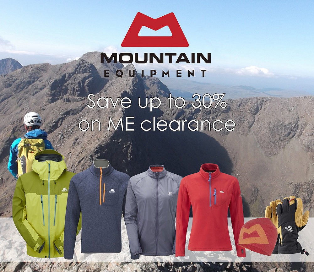 Mountain Equipment Clearance Deals  © Joe Brown - Snowdonia