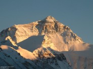 Everest North Face, Sunset (Tibet)