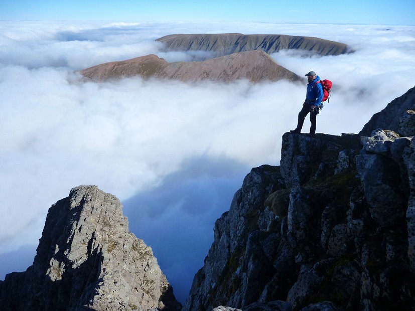Topped out on Tower Ridge on a perfect day  © AlH