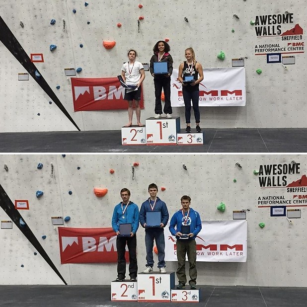 Lead climbing podiums  © BMC Instagram