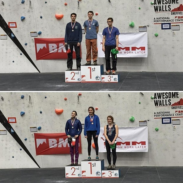 Speed climbing podiums  © BMC Instagram