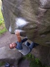 Neil on "The Nose" 6c, Burbage West