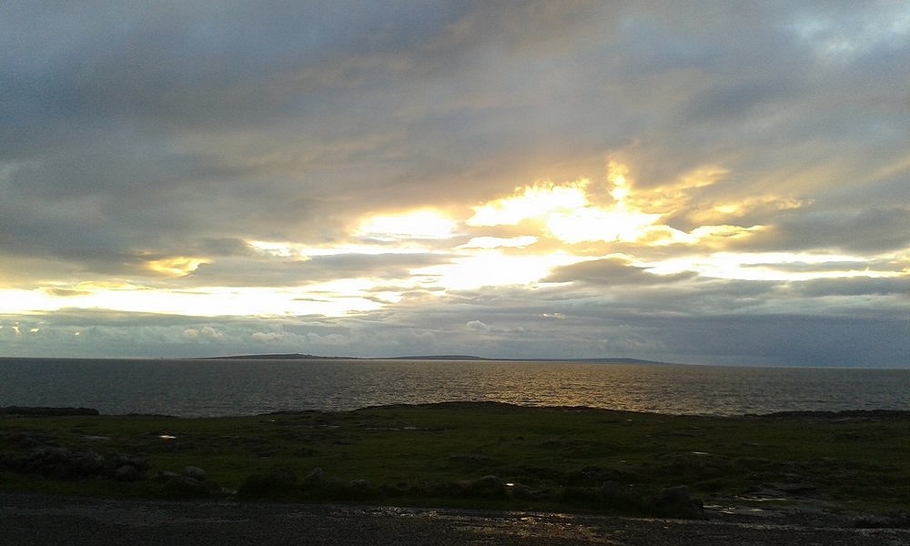 View from Burren to Arran Isles  © Sam Hamer