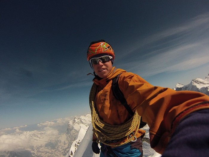 Tom Ballard on the Eiger Summit  © CAMP