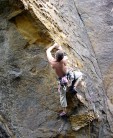 I'd rather be in Font?? Manic Depression (25) in the Grampians. Bolted but still a bit unnerving.