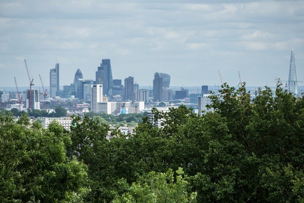 London's skyline - more ups and downs than most mountain ranges  © Luke Massey - London National Park City campaign
