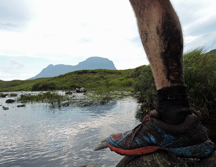 Berghaus footwear being put to the test en-route to Suilven  © Berghaus
