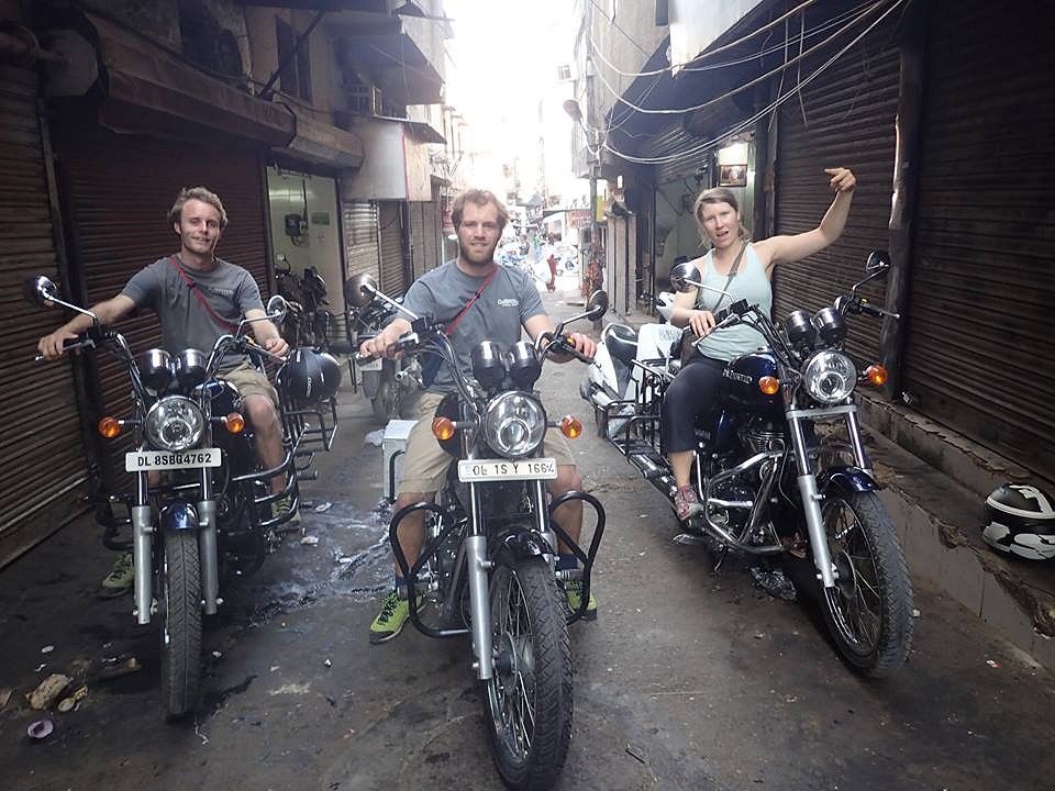 Why not learn to ride a bike in India?  © James Monypenny