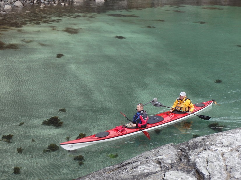 Sea kayaking with Gordon Brown off the coast of Skye, May 2015  © Kevin Williams