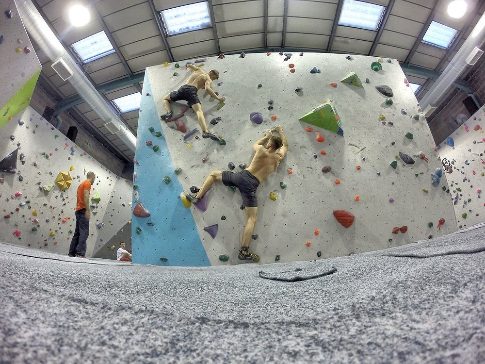 New (7B) route at bloc climbing Bristol   © Billy Gane