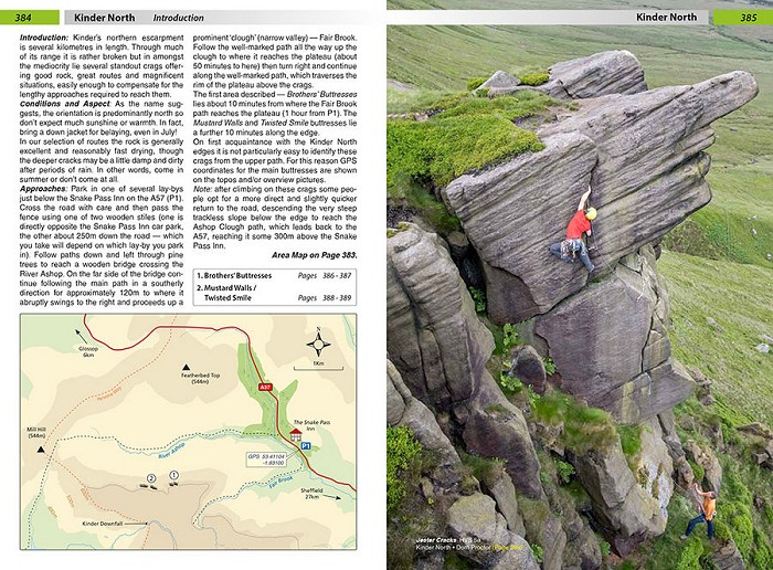 Kinder Northern Edges map and introduction  © Pete O'Donovan