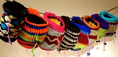 Premier Post: Chalk bags For Sale - uniquely crocheted by hand!  © StephAUS