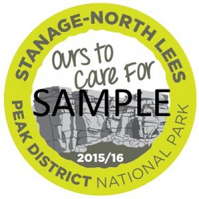 Stick Up for Stanage sticker  © Peak District National Park