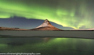 Aurora over Kirkjufell  © Oliver Wright