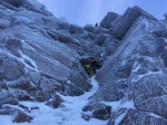 Climbers ahead on first pitch of Deep Throat