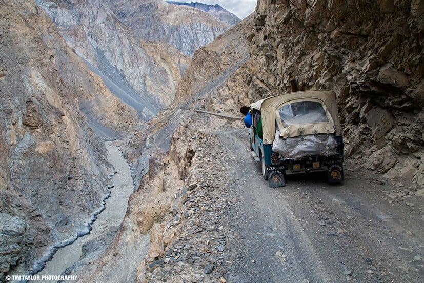 The road to Shimshal  © Tim Taylor Photography, Karakoram Anomaly Project.