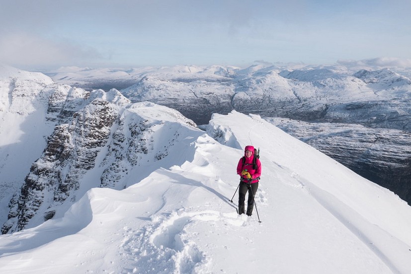 On the ascent to Mullach an Rathain at the western end of Liathach  © Alastair Begley