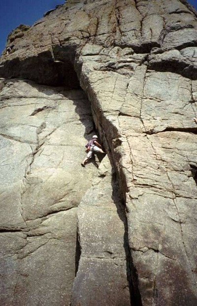 Classic Cornwall: Paul Smith on Diocese (VS 4c, 5a, -, 4b), Chair Ladder  © C Watts