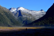 Early morning in the Wilkin valley, Mt Aspiring National Park, New Zealand.