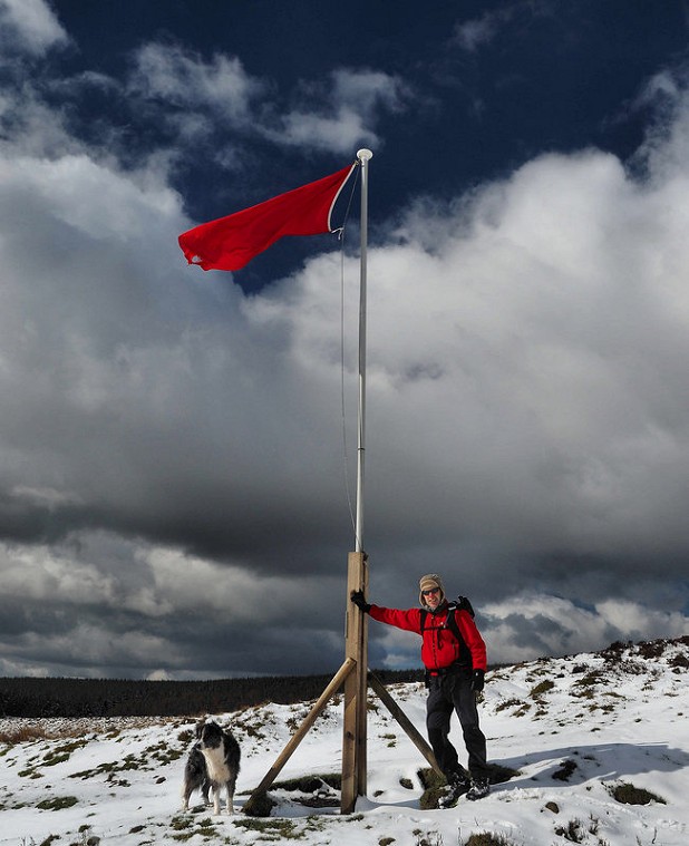 Keep the Red flag flying in Wales,   © Andy Merrick