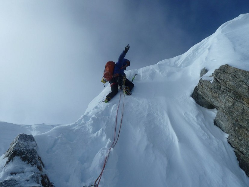 A successful winter ascent  © Tom Livingstone