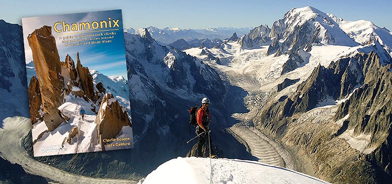 Rockfax Chamonix guidebook montage
