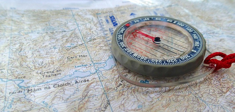 A smartphone is still not capable of replacing the good old map and compass  © Gilad Nachmani