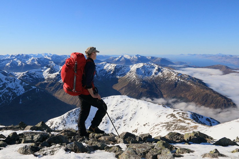 It doesn't get much better on the summit of Ben Nevis  © Dan Bailey