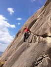 Second pitch of The Black Streak at Diabaig